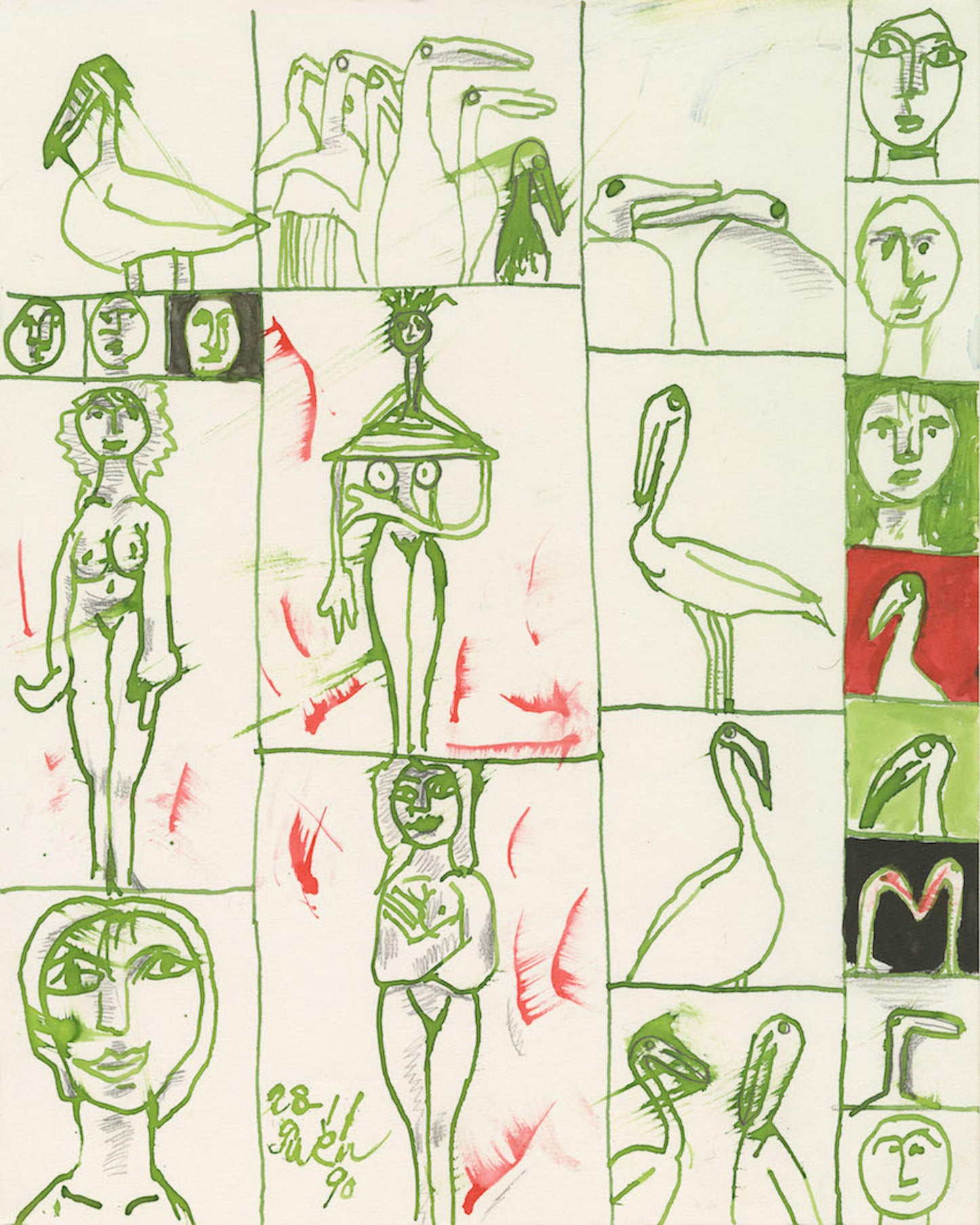Work: Genichiro Inokuma, Title Unknown,1990