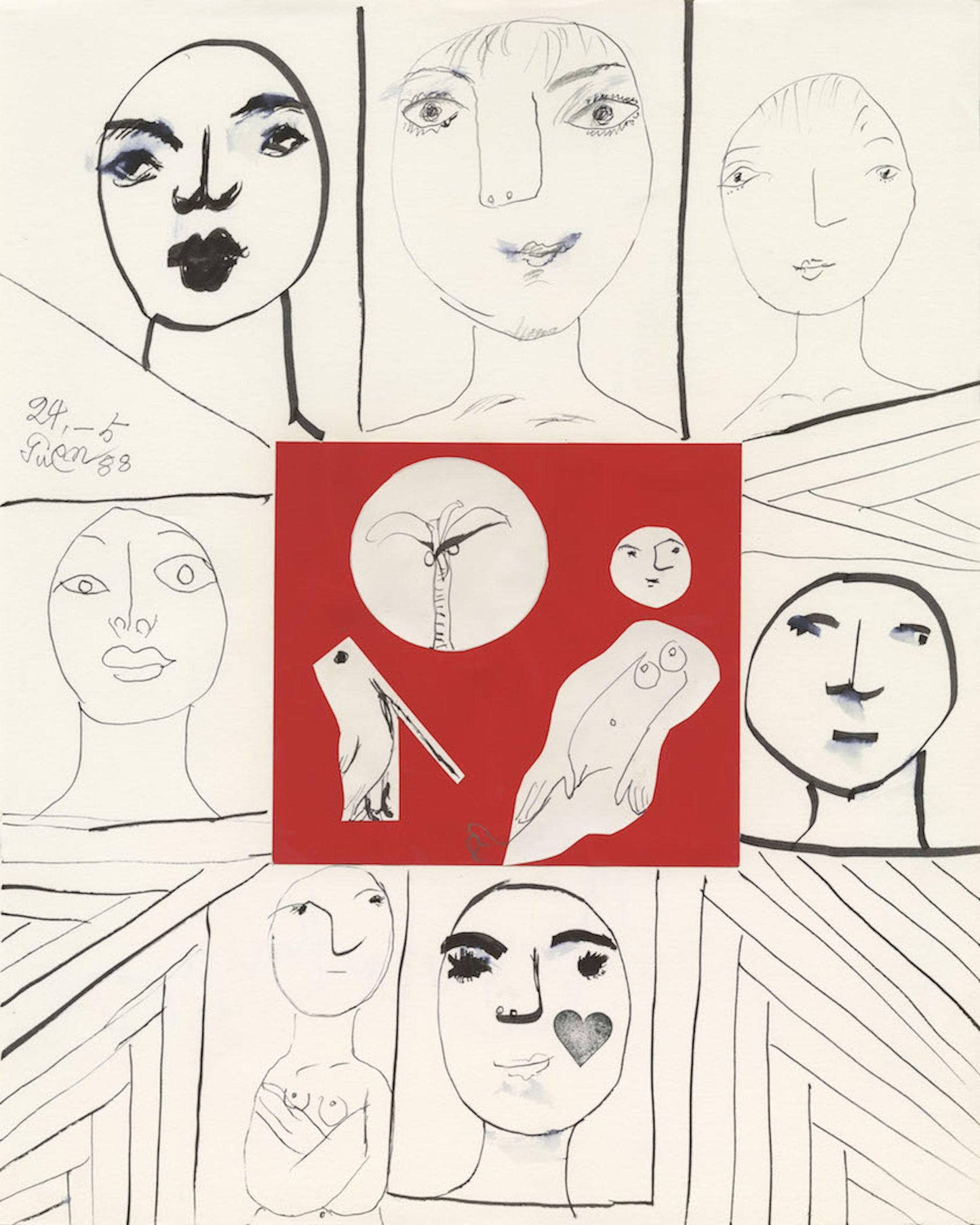 Work: Genichiro Inokuma, Title Unknown,1988