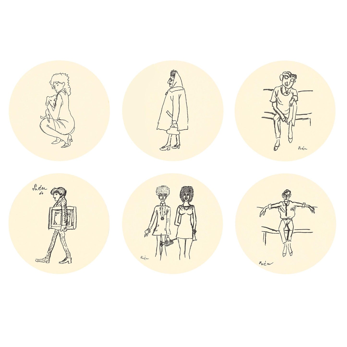 FEELINʼ GROOVY! ニューヨークの人々 コースターセット