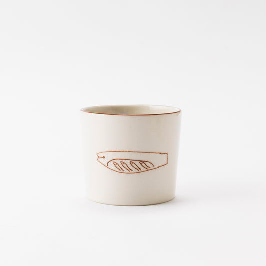 猪熊猪口(魚たち)茶