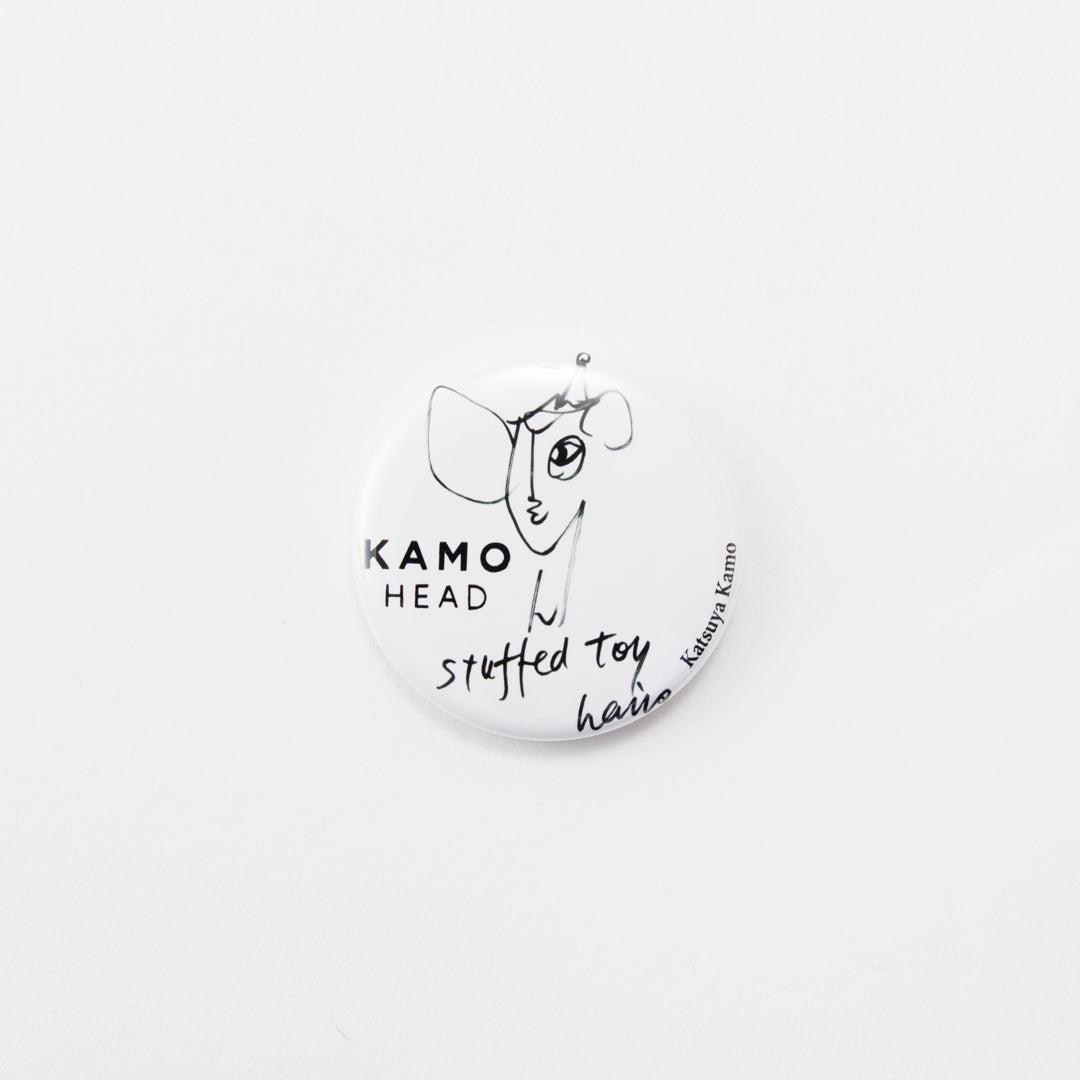加茂克也 KAMO HEAD 缶バッジ①