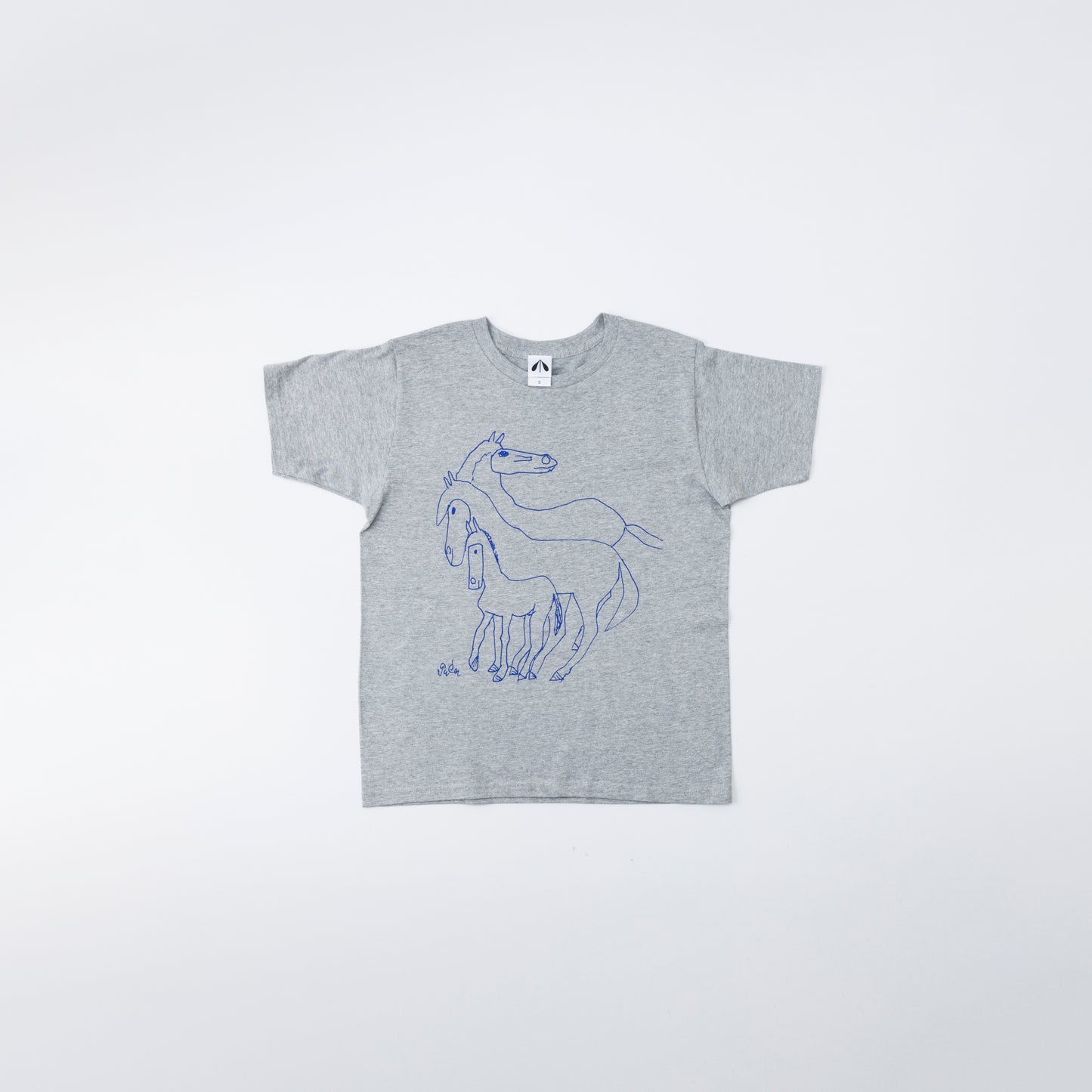Inokuma T-Shirt (Oyako-Horse) Heather Gray