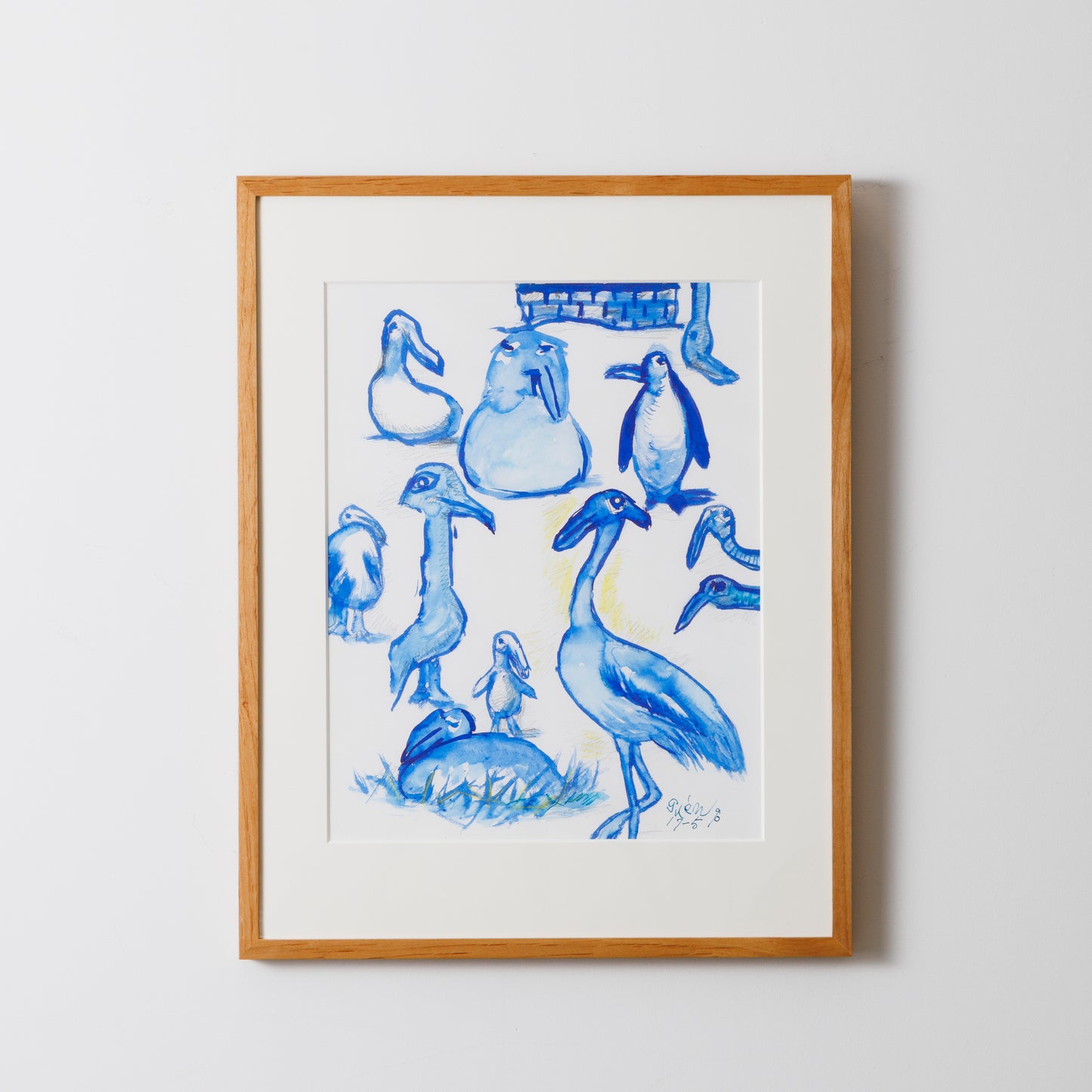 Work: Genichiro Inokuma,Family of Birds,1990