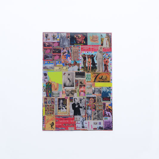 【大竹伸朗展 網膜】ステッカー《網膜/Yellow RAM 6》