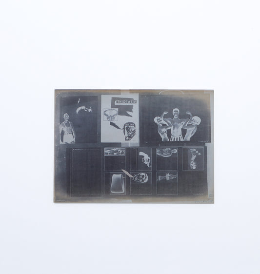 【大竹伸朗展 網膜】ステッカー《印刷物の影 Ⅳ》