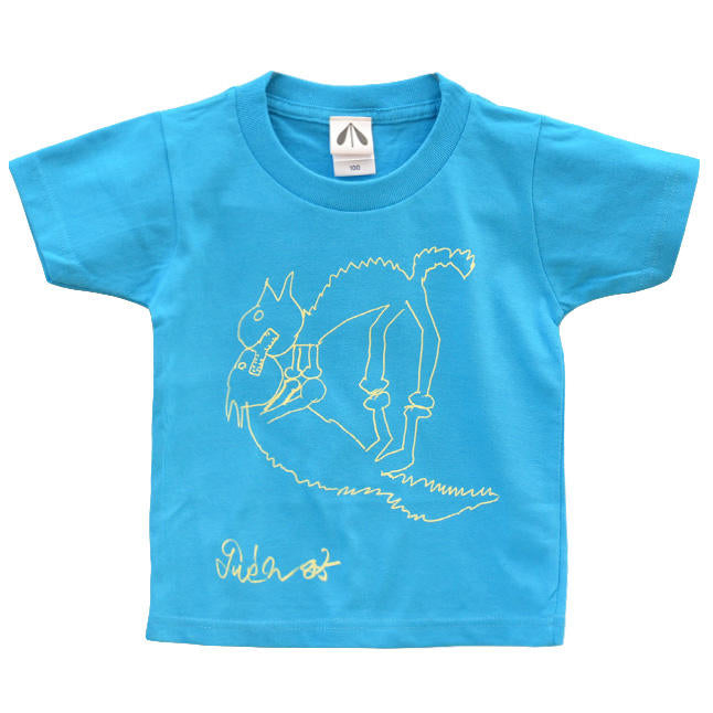 いのくまTシャツ キッズサイズ(ギザギザ猫)