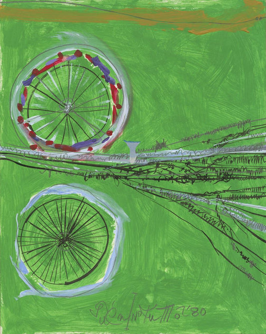 Work:  Genichiro Inokuma, Two wheels,1980