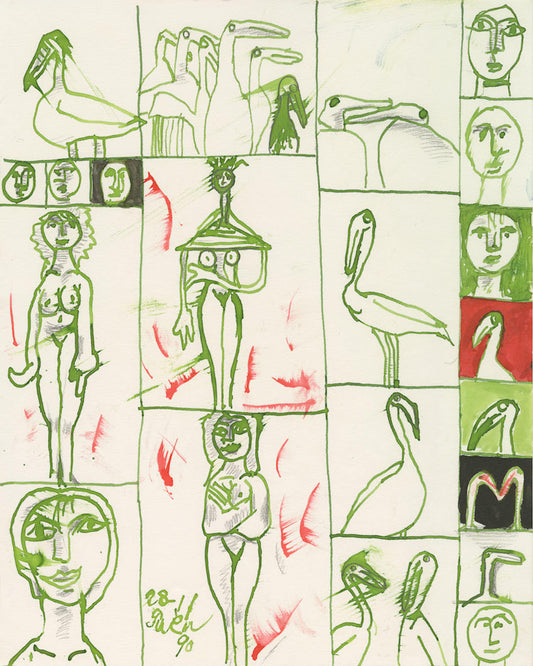 Work:  Genichiro Inokuma, Title Unknown,1990