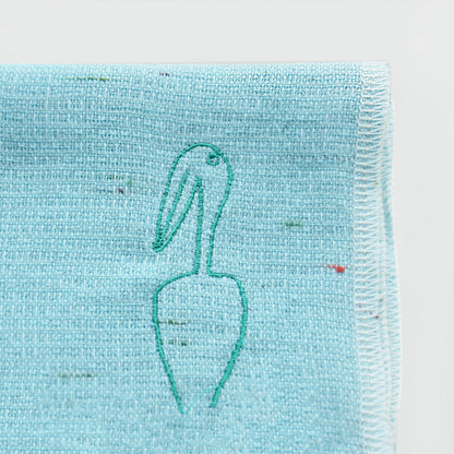 トラベルタオル 首のながい鳥