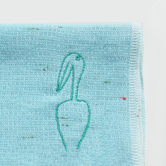 トラベルタオル 首のながい鳥