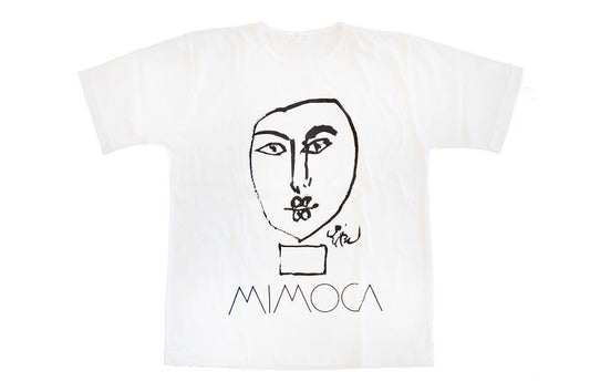 Tシャツ フェイス（白／フリーサイズ）