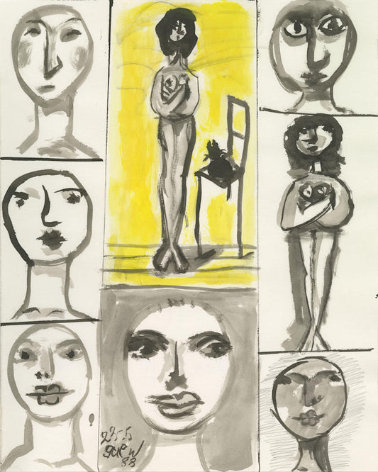 Work:  Genichiro Inokuma, Title Unknown,1988