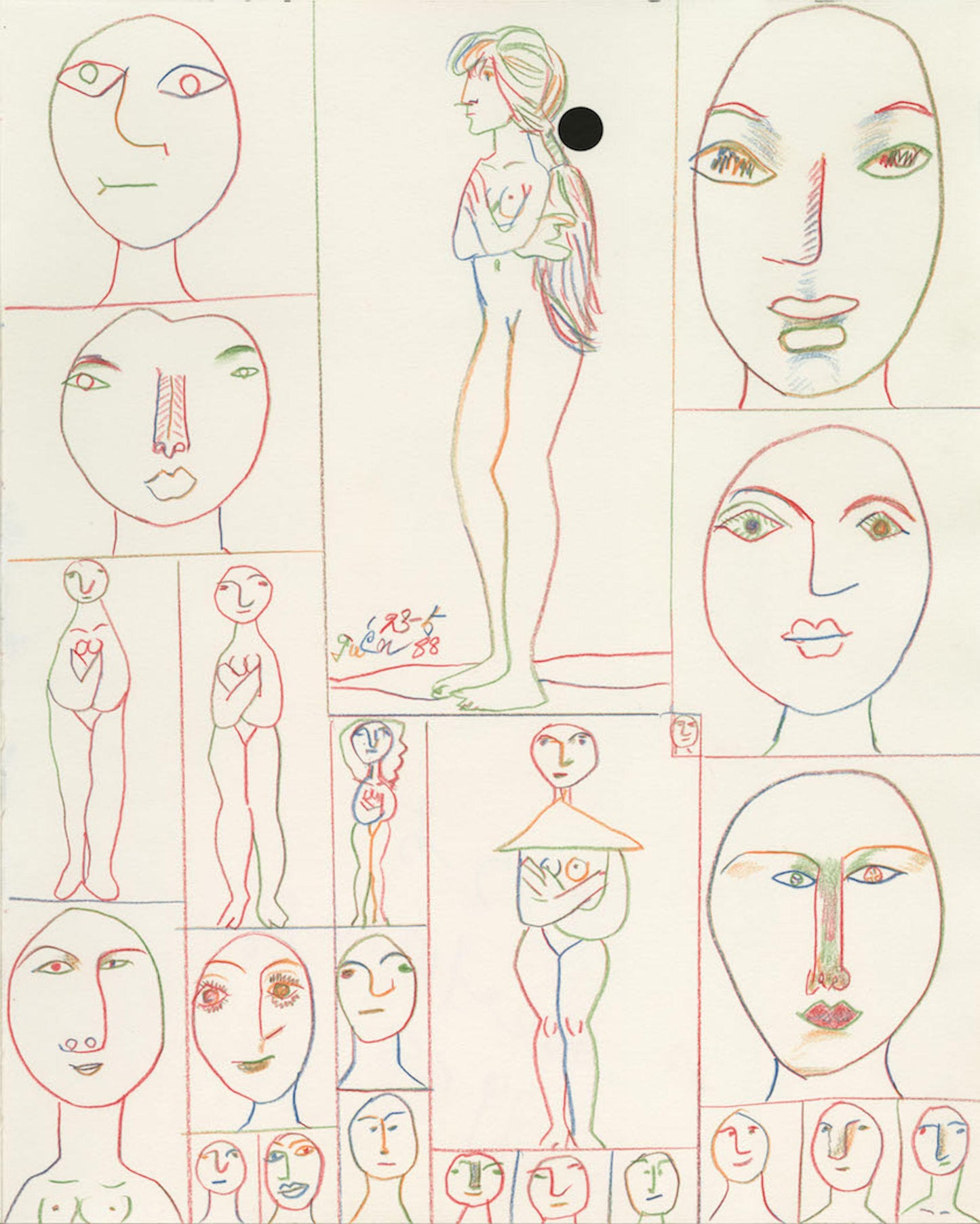 Work:  Genichiro Inokuma, Title Unknown,1988