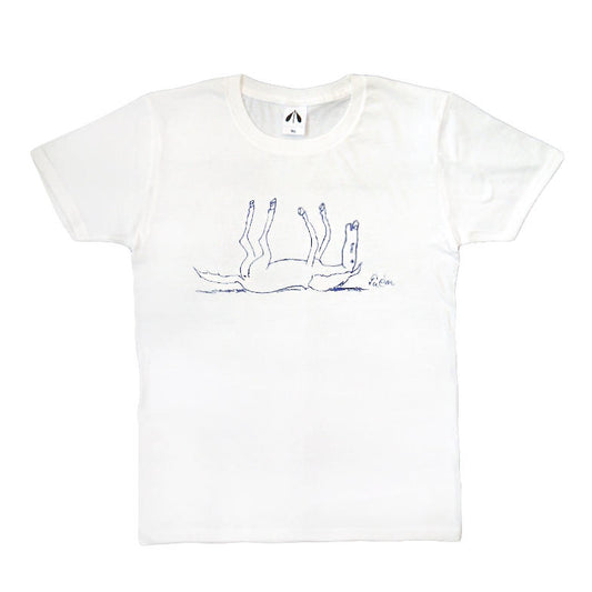 いのくまTシャツ  （仰向きの馬）ホワイト