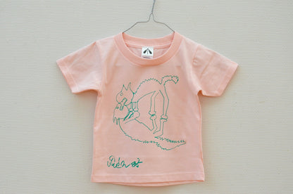 いのくまTシャツ キッズサイズ(ギザギザ猫)