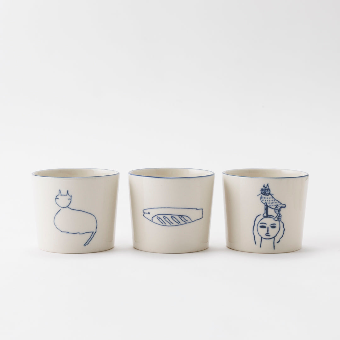 GENICHIRO INOKUMA CUP（Fishes）indigo
