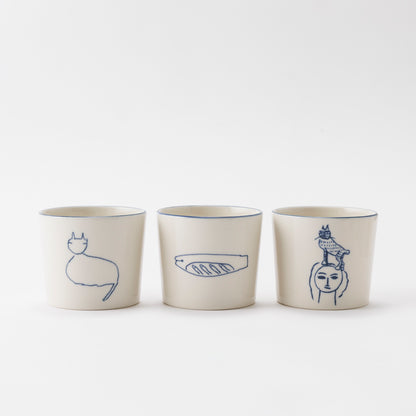 GENICHIRO INOKUMA CUP（Fishes）indigo
