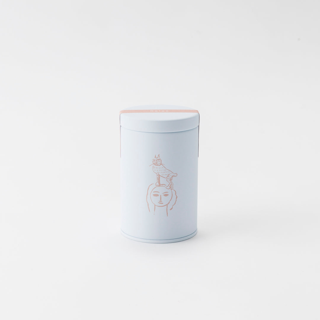 Herbal Tea Tin – Cat on Head (Pink)