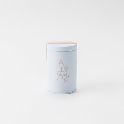 Herbal Tea Tin – Cat on Head (Pink)