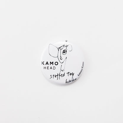 加茂克也 KAMO HEAD 缶バッジ①