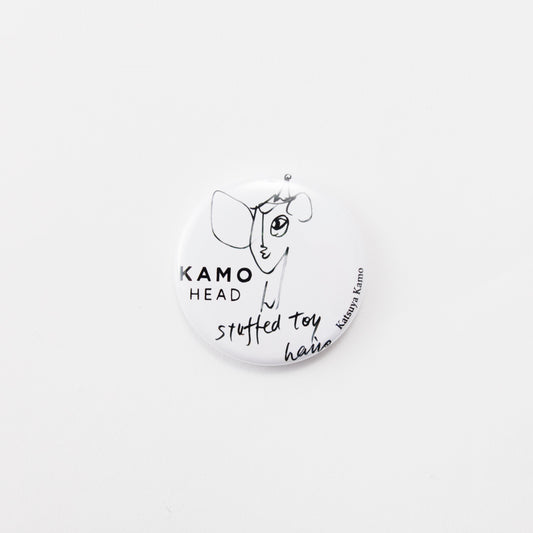加茂克也 KAMO HEAD 缶バッジ①