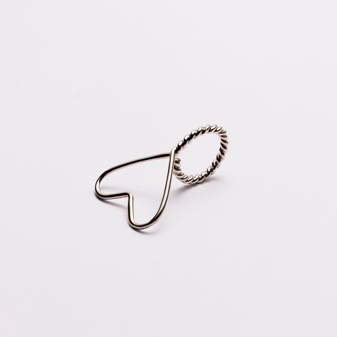 Heart Ring Size L