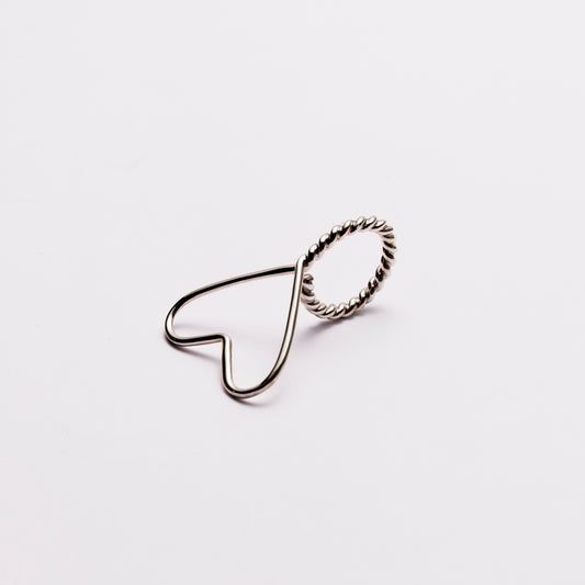 Heart Ring Size L