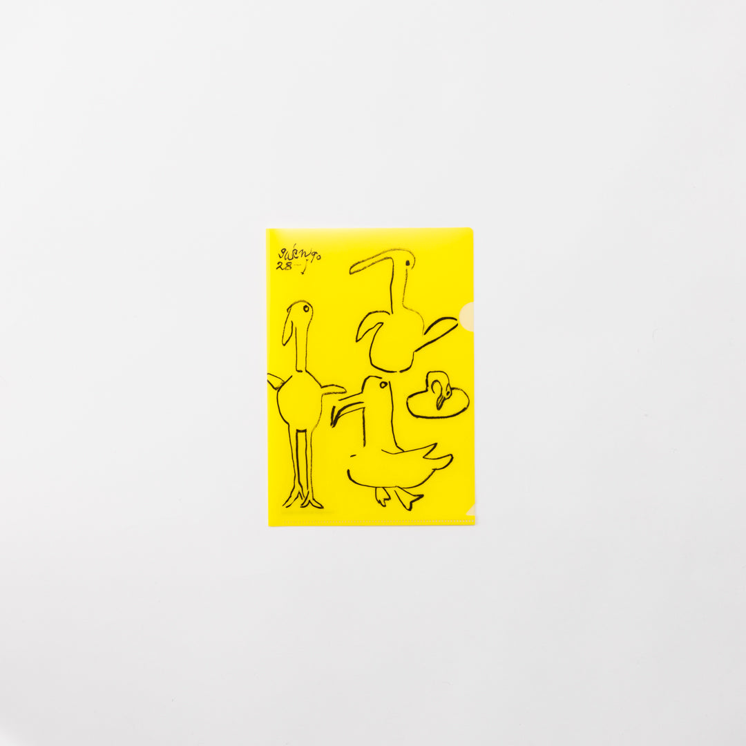 Clear File Four Birds A5