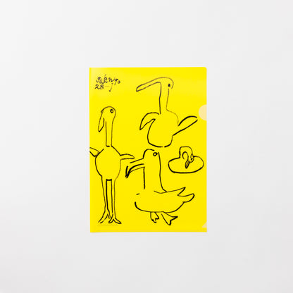Clear File Four Birds A4