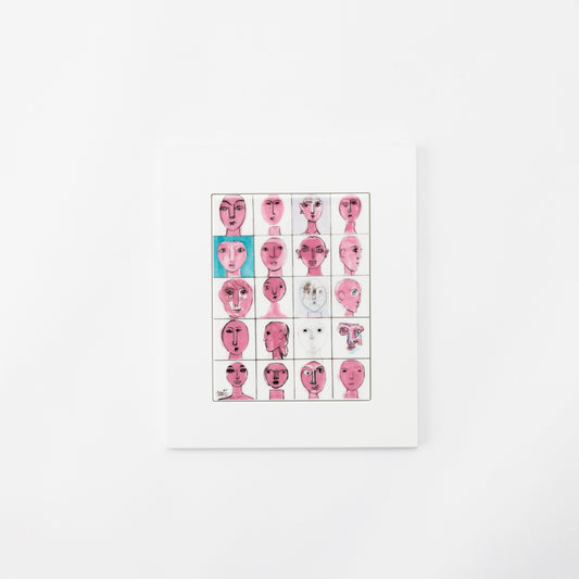bone china plaque　20Faces