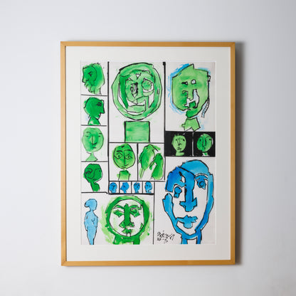 Work:  Genichiro Inokuma, Title Unknown,1989