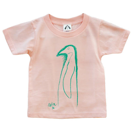 いのくまTシャツ キッズサイズ(横向きの鳥)