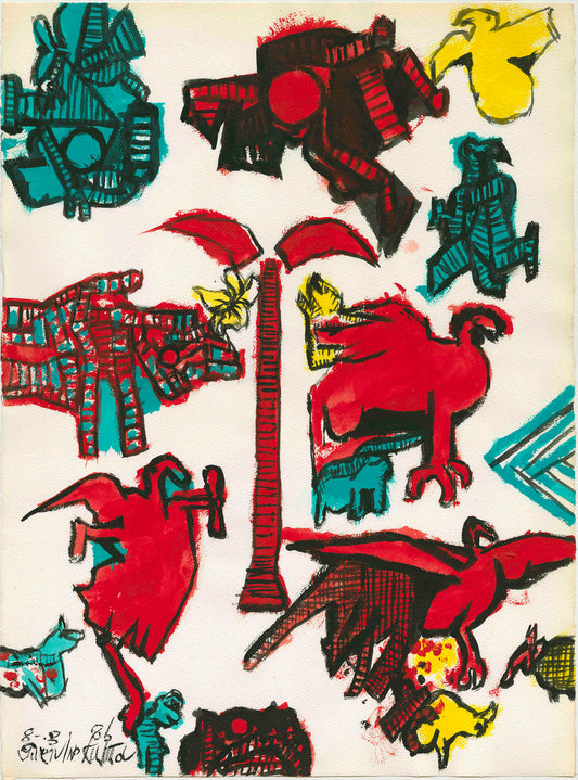 Work:  Genichiro Inokuma, Title Unknown,1986
