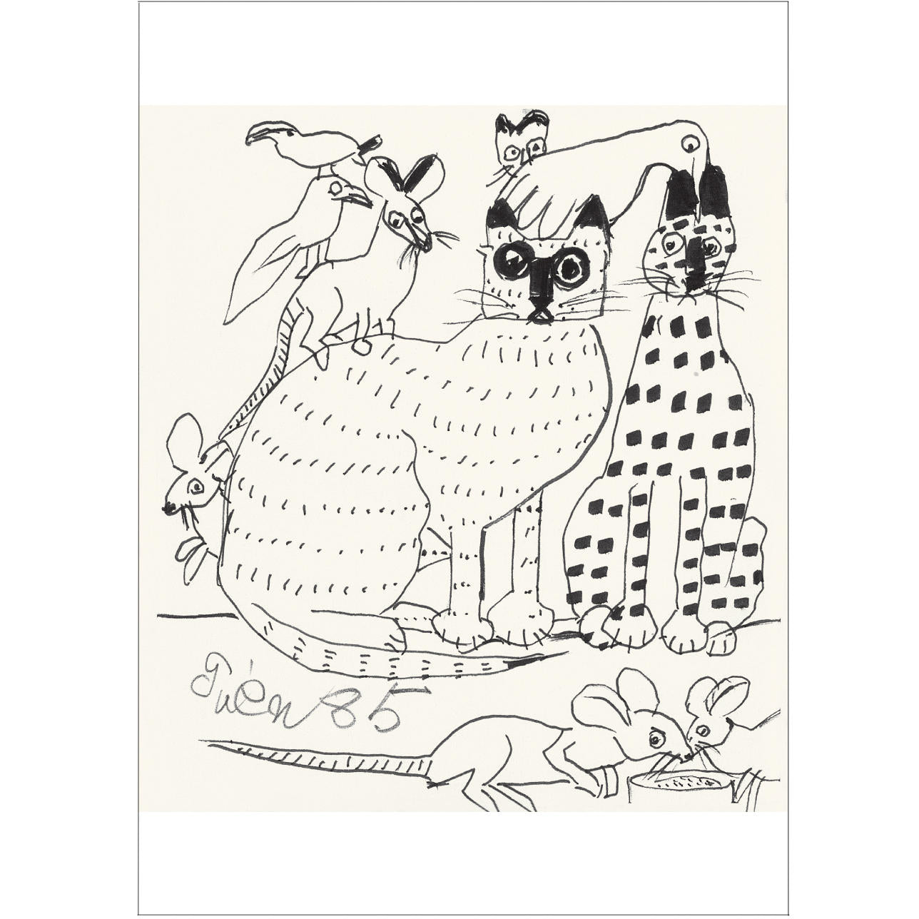 Postcards Animals 10