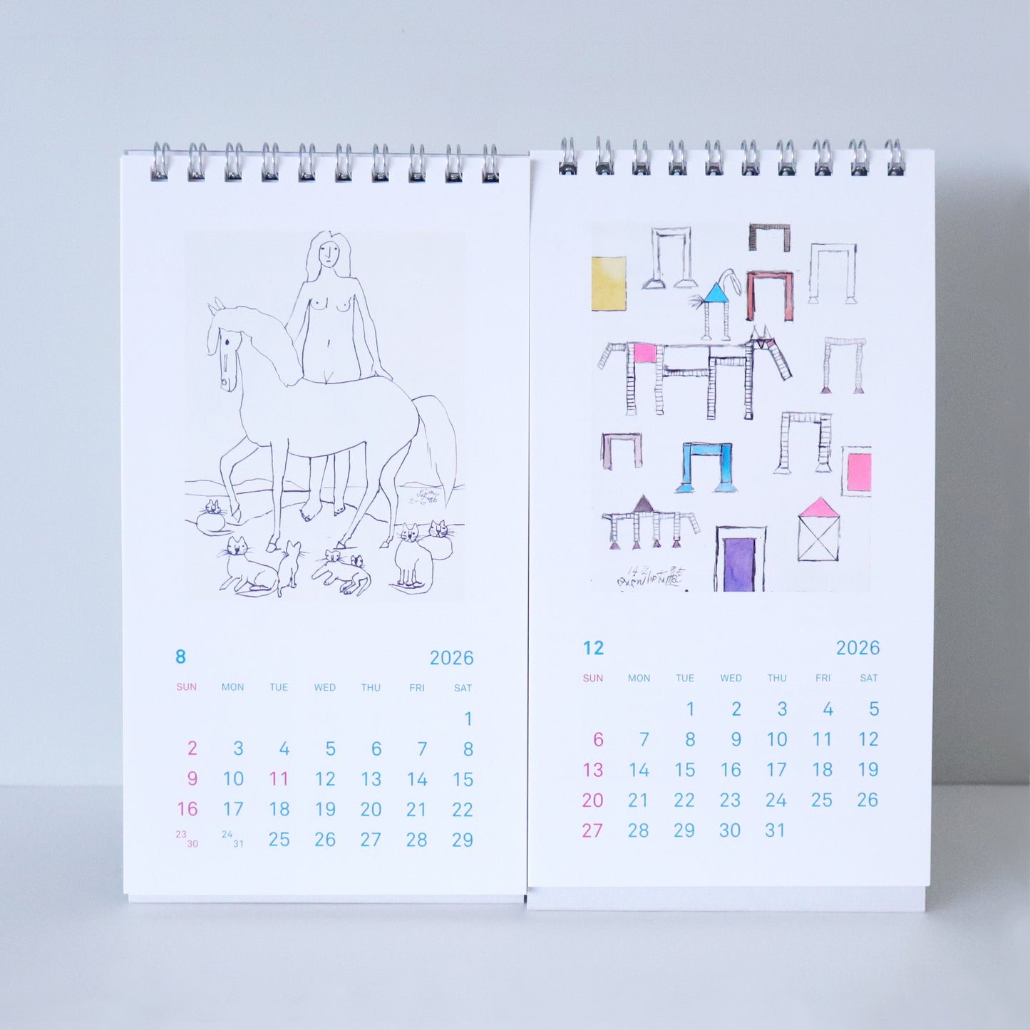 2026年版 卓上カレンダー