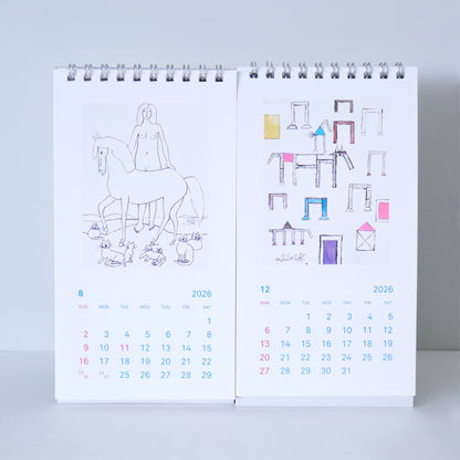 2026年版 卓上カレンダー