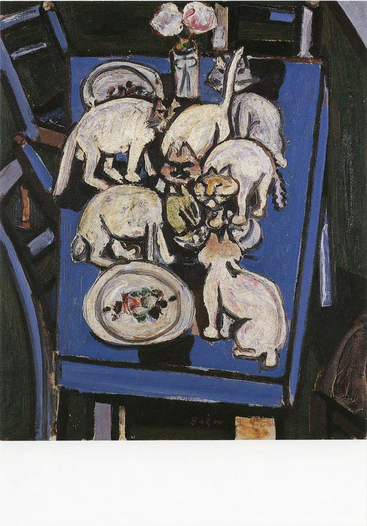 Postcard Cats on the Table
