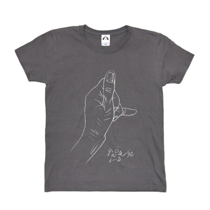 いのくまTシャツ （左手）グレー