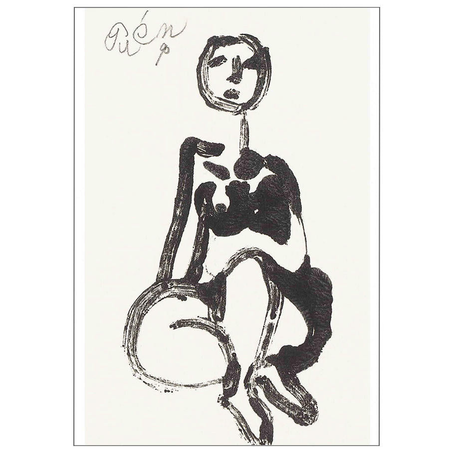 Postcard Nude Woman