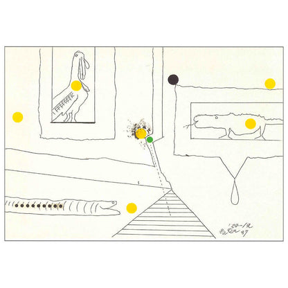 Postcard Weird Creatures 3 Pyramid 1