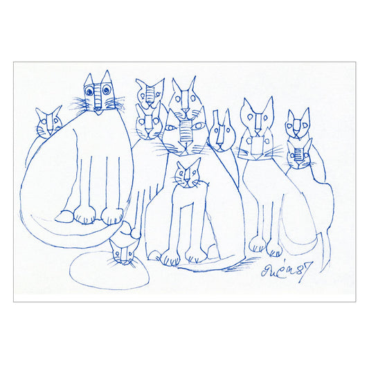 Postcard Cat 13	