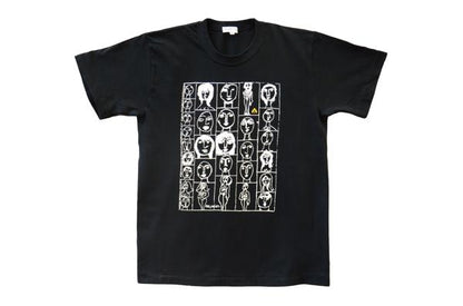 Tシャツ フェイス小 （黒）