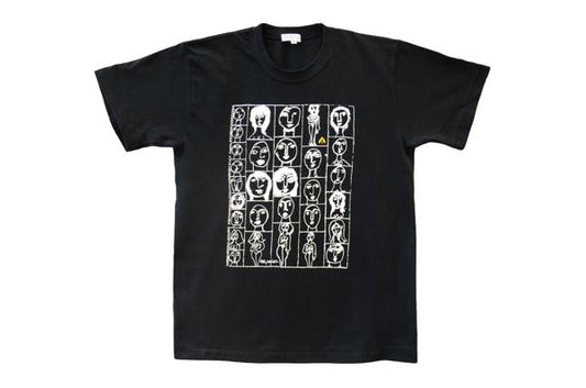 Tシャツ フェイス小 （黒）
